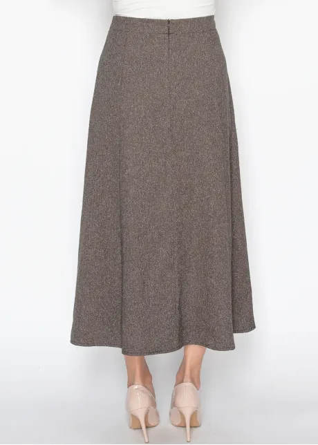 Side Zip Skirt-YAL