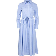 Striped maxi shirt dress –Junee