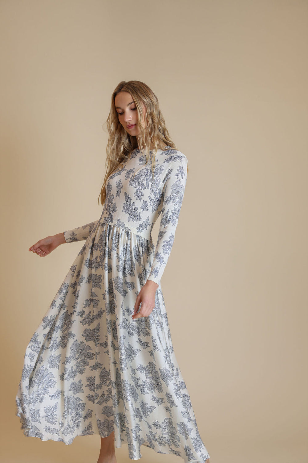 Floral Flowy dress-Junee
