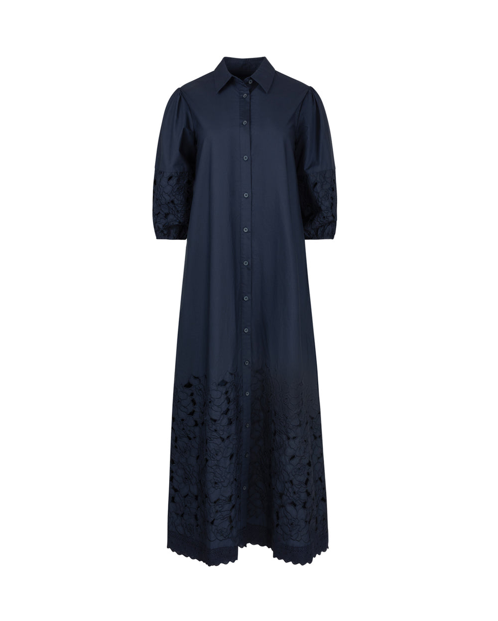 Floral Cutwork Pop,in Dress-Junee