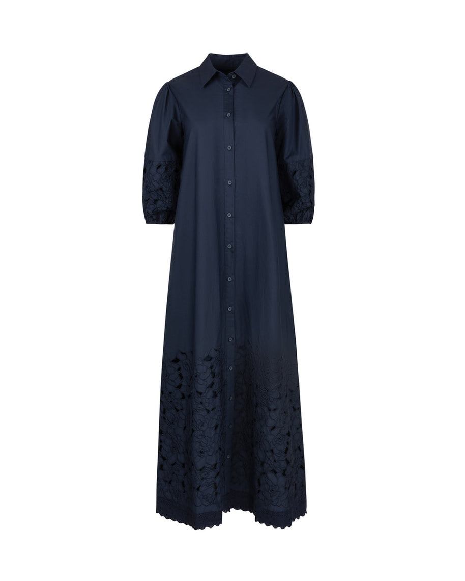 Floral Cutwork Pop,in Dress-Junee