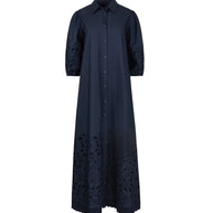 Floral Cutwork Pop,in Dress-Junee