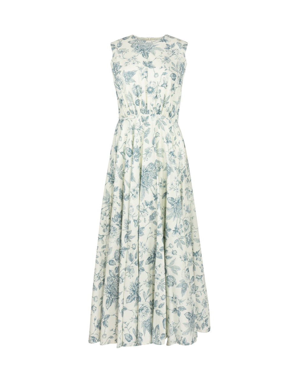 Floral Gathered Jumper-Junee