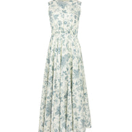 Floral Gathered Jumper-Junee