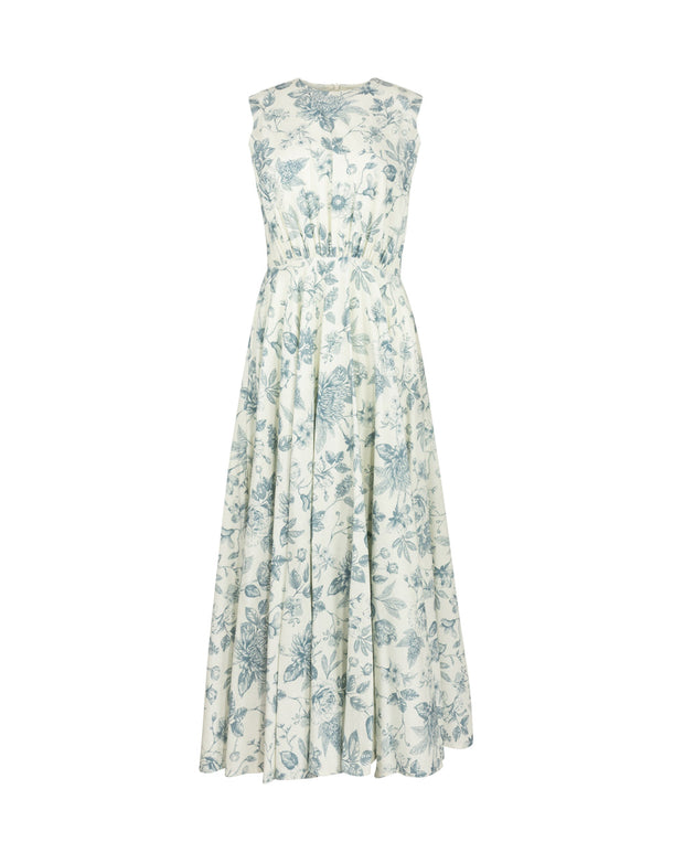 Floral Gathered Jumper-Junee