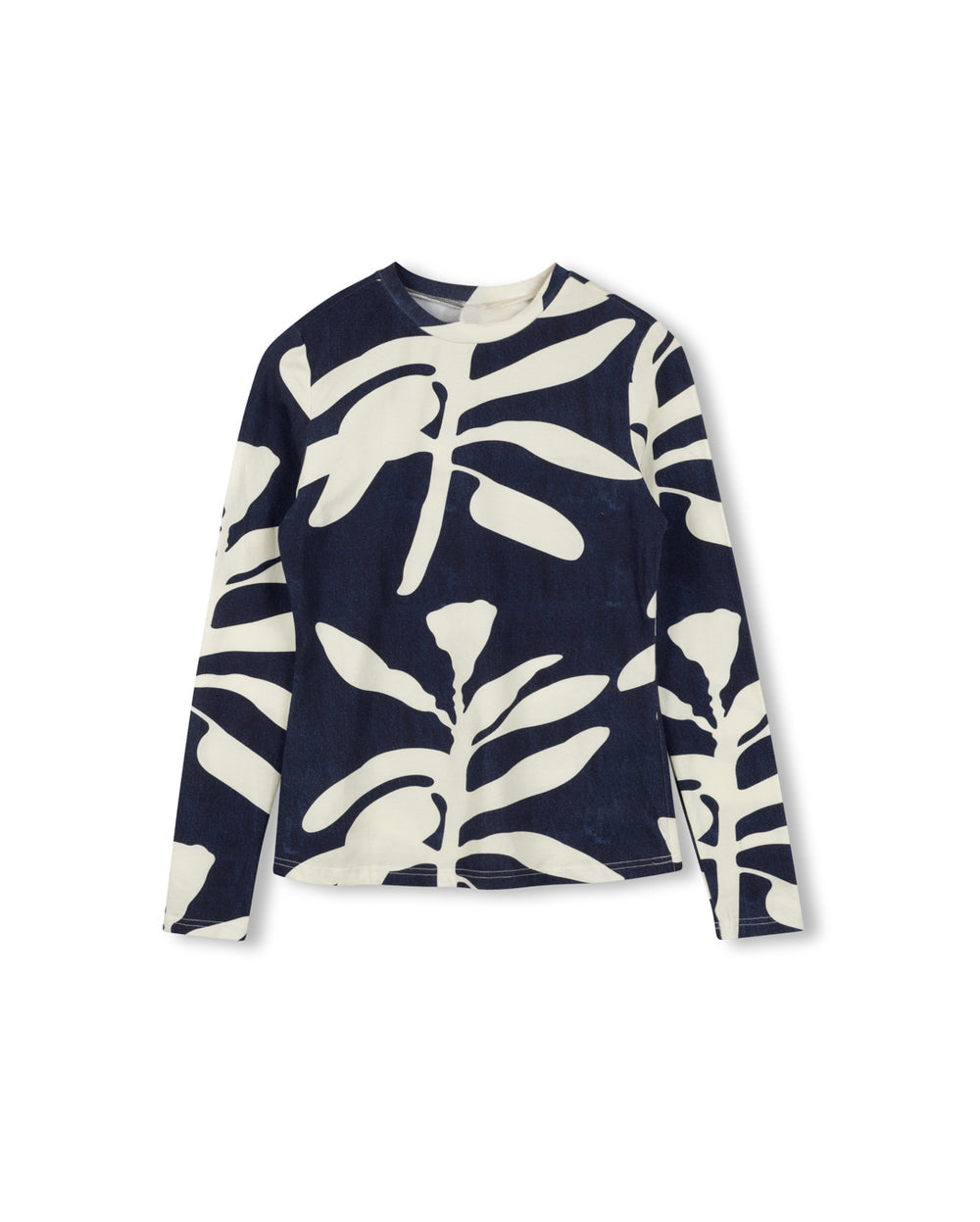 Printed crewneck T-shirt-Junee
