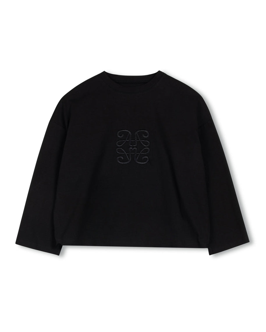3/4 Sleeve Cropped Tee-Junee