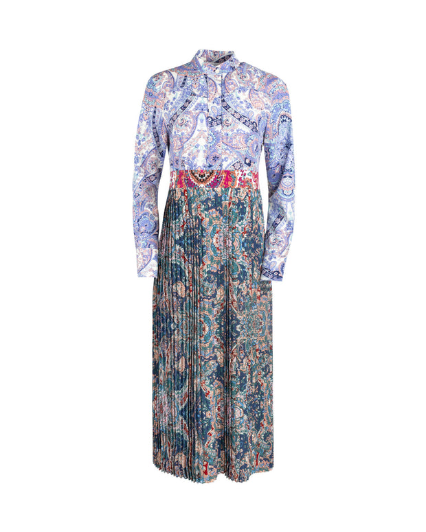Multi colourful printed dress