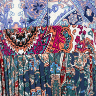 Multi colourful printed dress