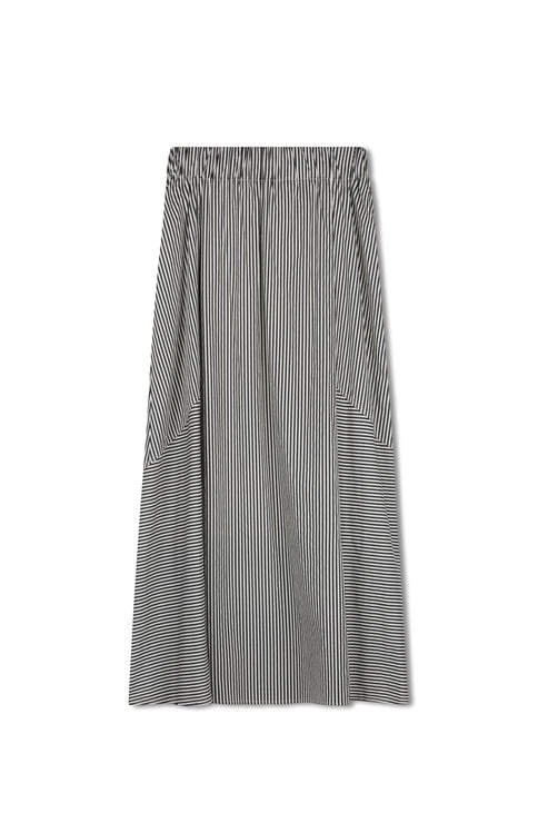 POINT STRIPE POPLIN SKIRT