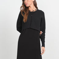 Textured knit Bolero-Point