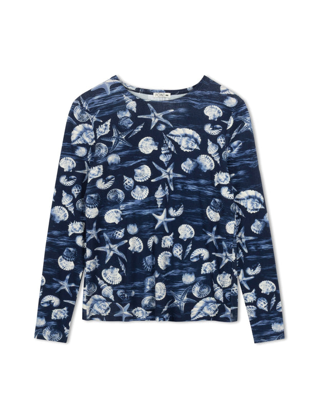 X HD Printed Crew Tee-Point