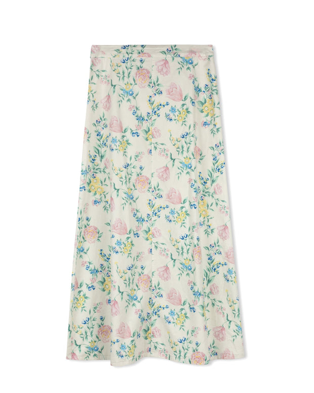 X HD Aline Fringe Hem Skirt-Point