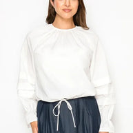 Cinch Waist Blouse