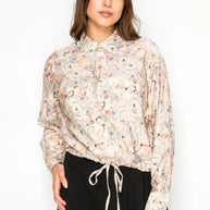 Cinch Waist Blouse
