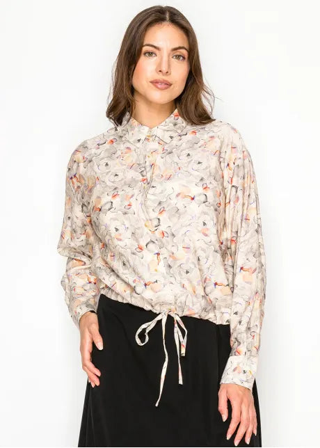 Cinch Waist Blouse