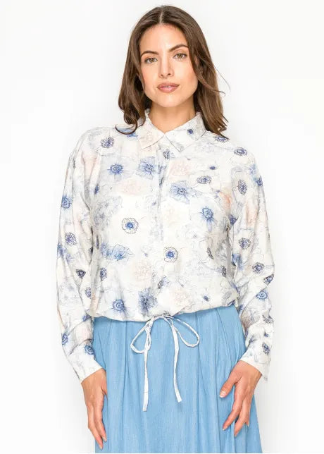 Cinch Waist Blouse