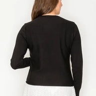 Front knot sweater
