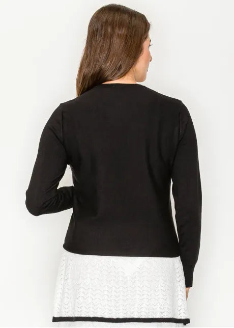 Front knot sweater