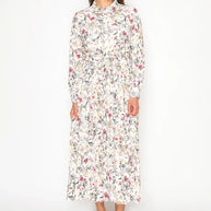 Printed shirtdress