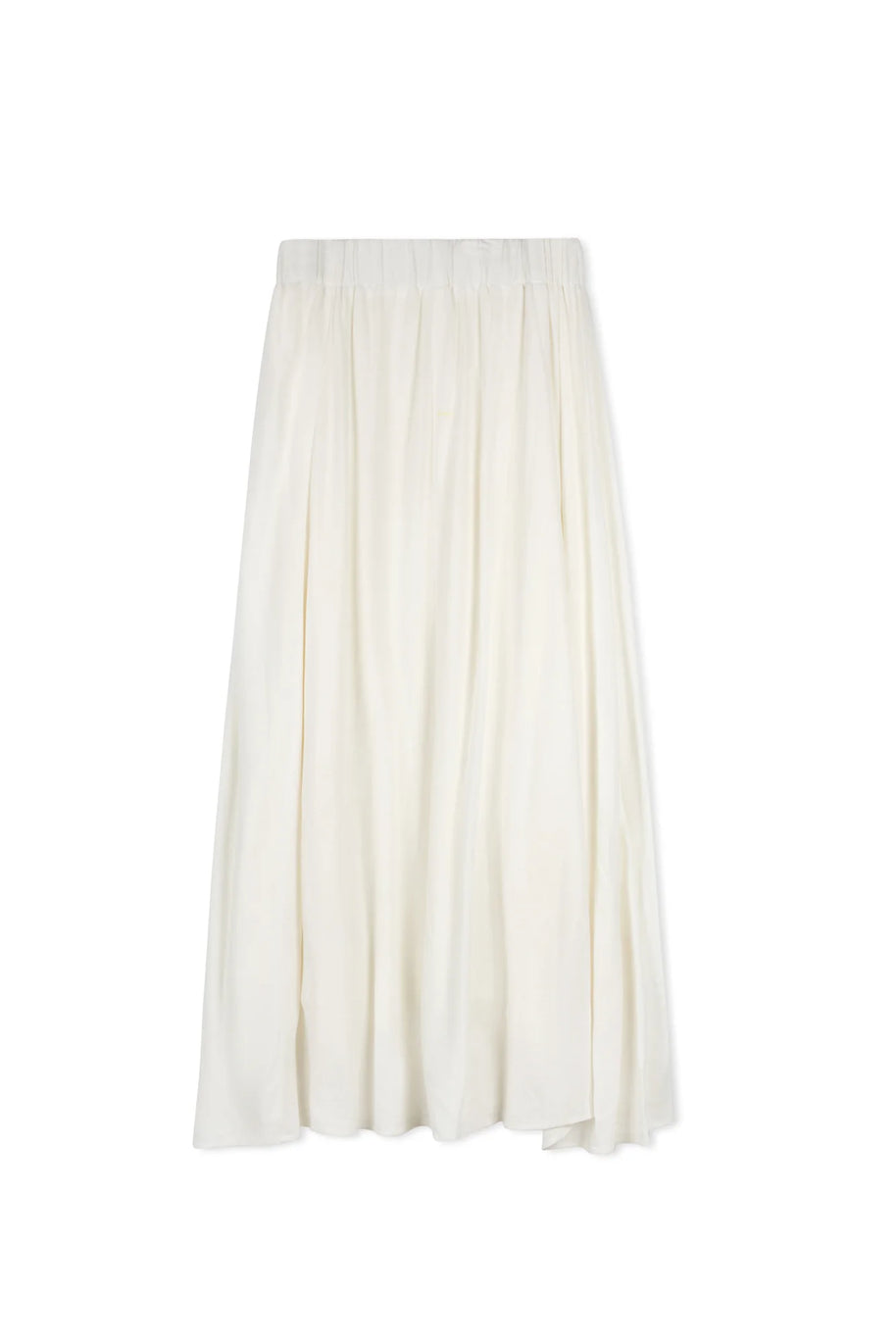 Point linen panel skirt