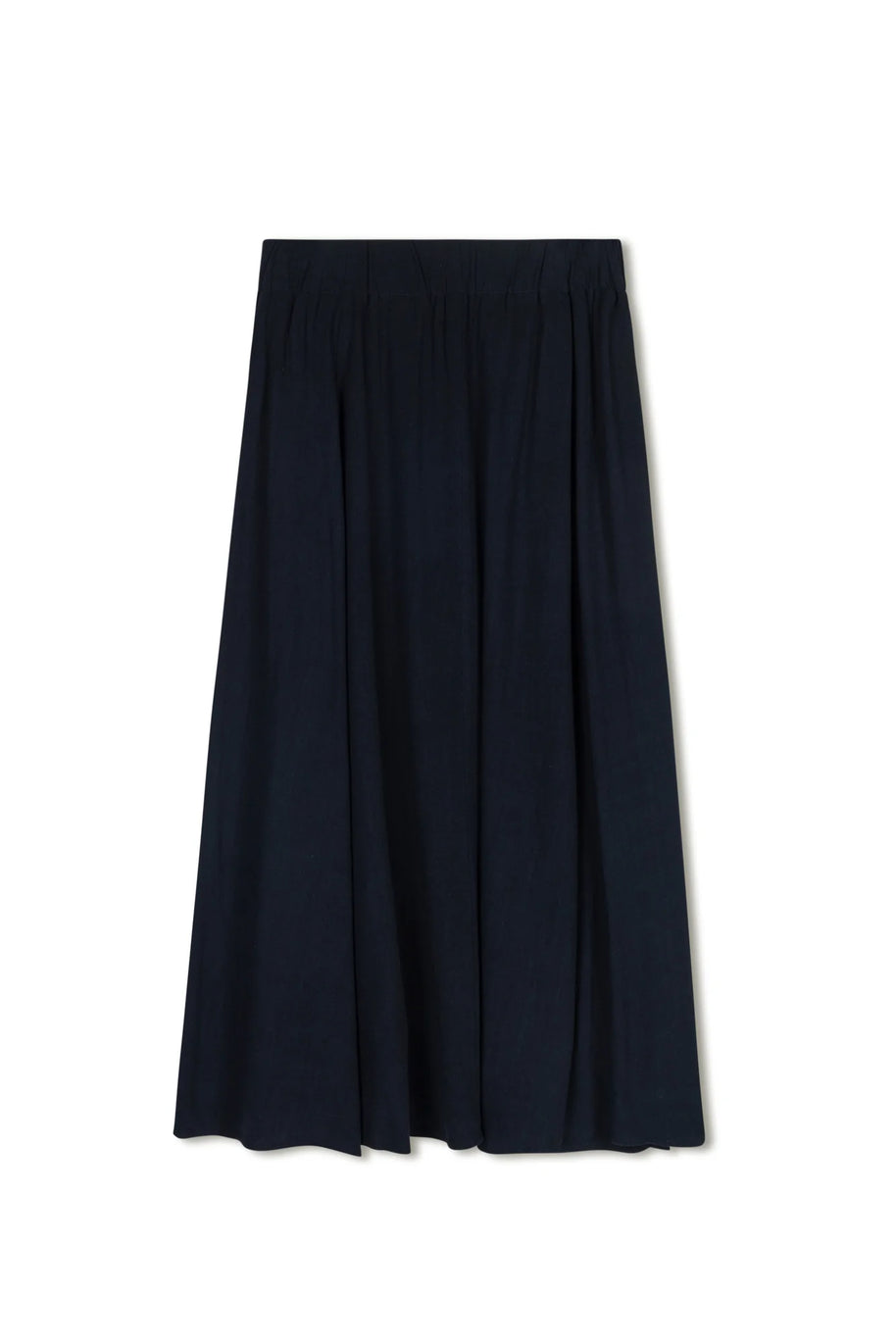 Point linen panel skirt