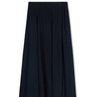 Point linen panel skirt