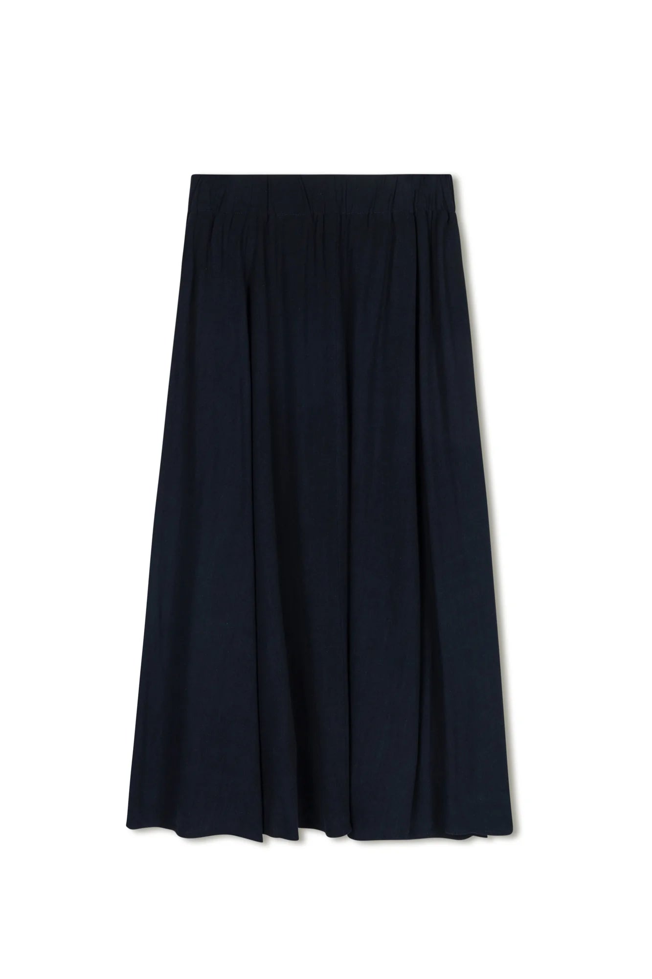 Point linen panel skirt