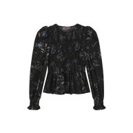 CARY SMOCKED BLOUSE