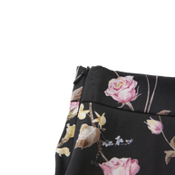 DROP WAIST FLORAL SKIRT