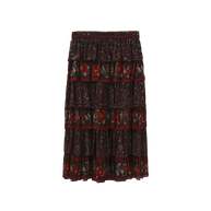 CHELSEA FLORAL RUFFLE SKIRT