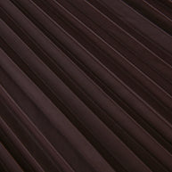 CHUNKY KNIT LEATHER PLEATED DRESS