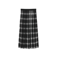 ELISA PLAID MIDI SKIRT