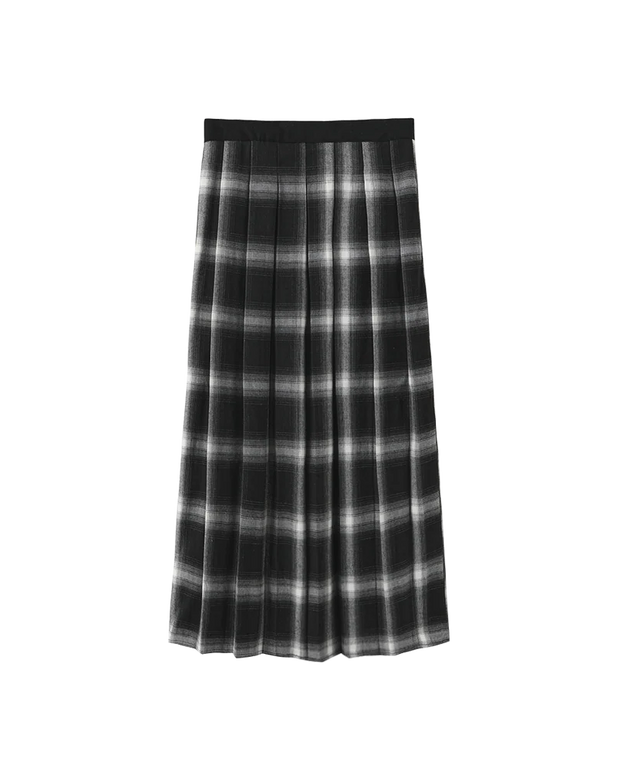 ELISA PLAID MIDI SKIRT