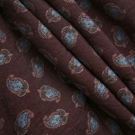 LEAF PRINT RUFFLE SKIRT