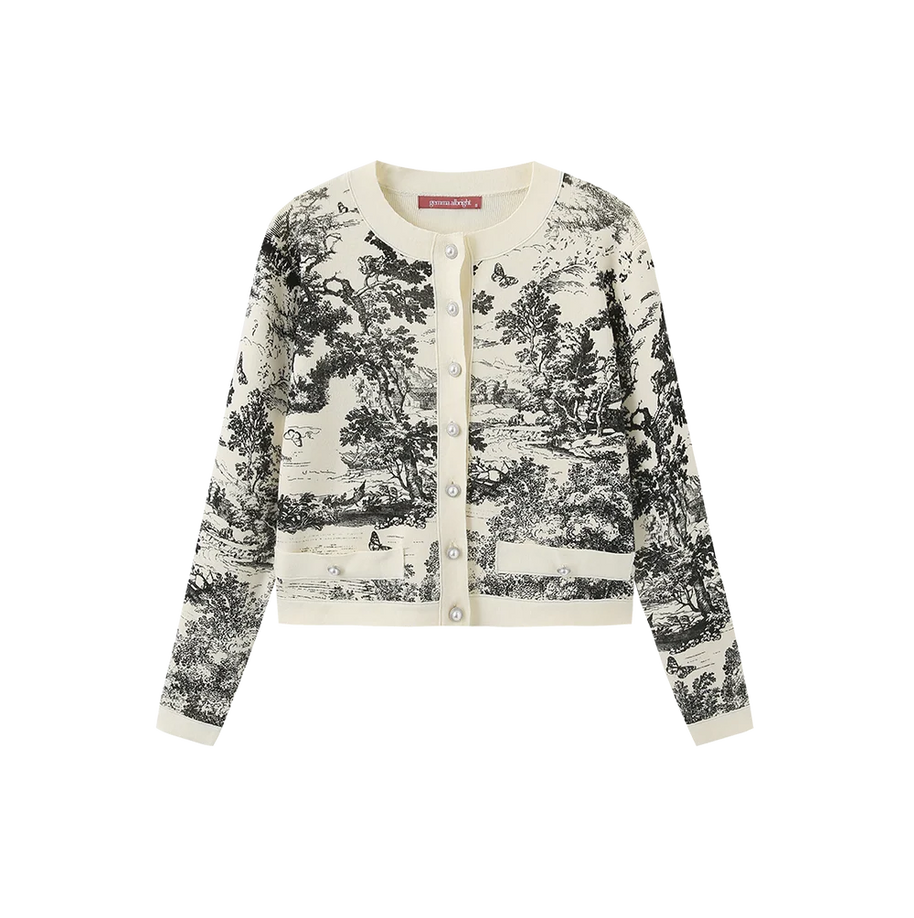 NOME JUNGLE PRINT CARDIGAN