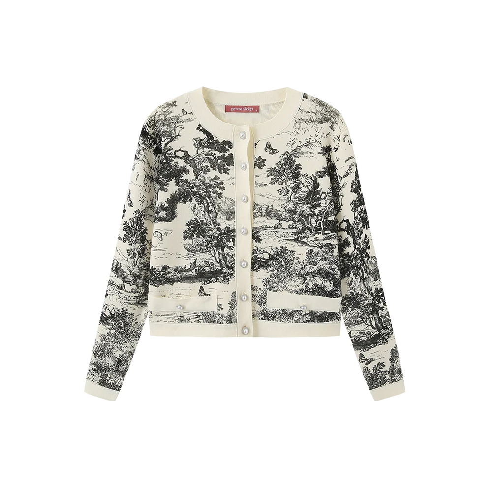 NOME JUNGLE PRINT CARDIGAN