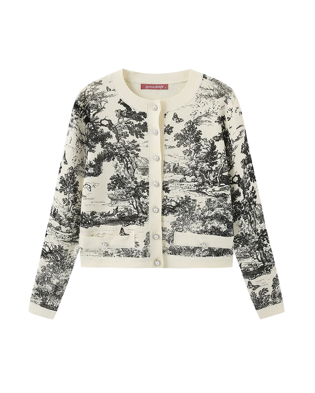 NOME JUNGLE PRINT CARDIGAN