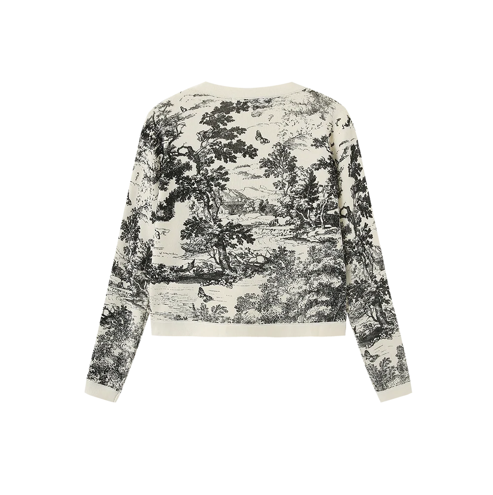 NOME JUNGLE PRINT CARDIGAN