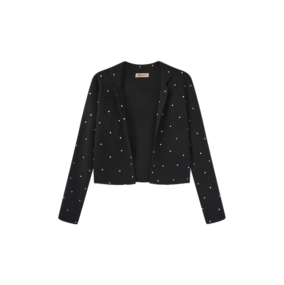STUDD KNIT JACKET
