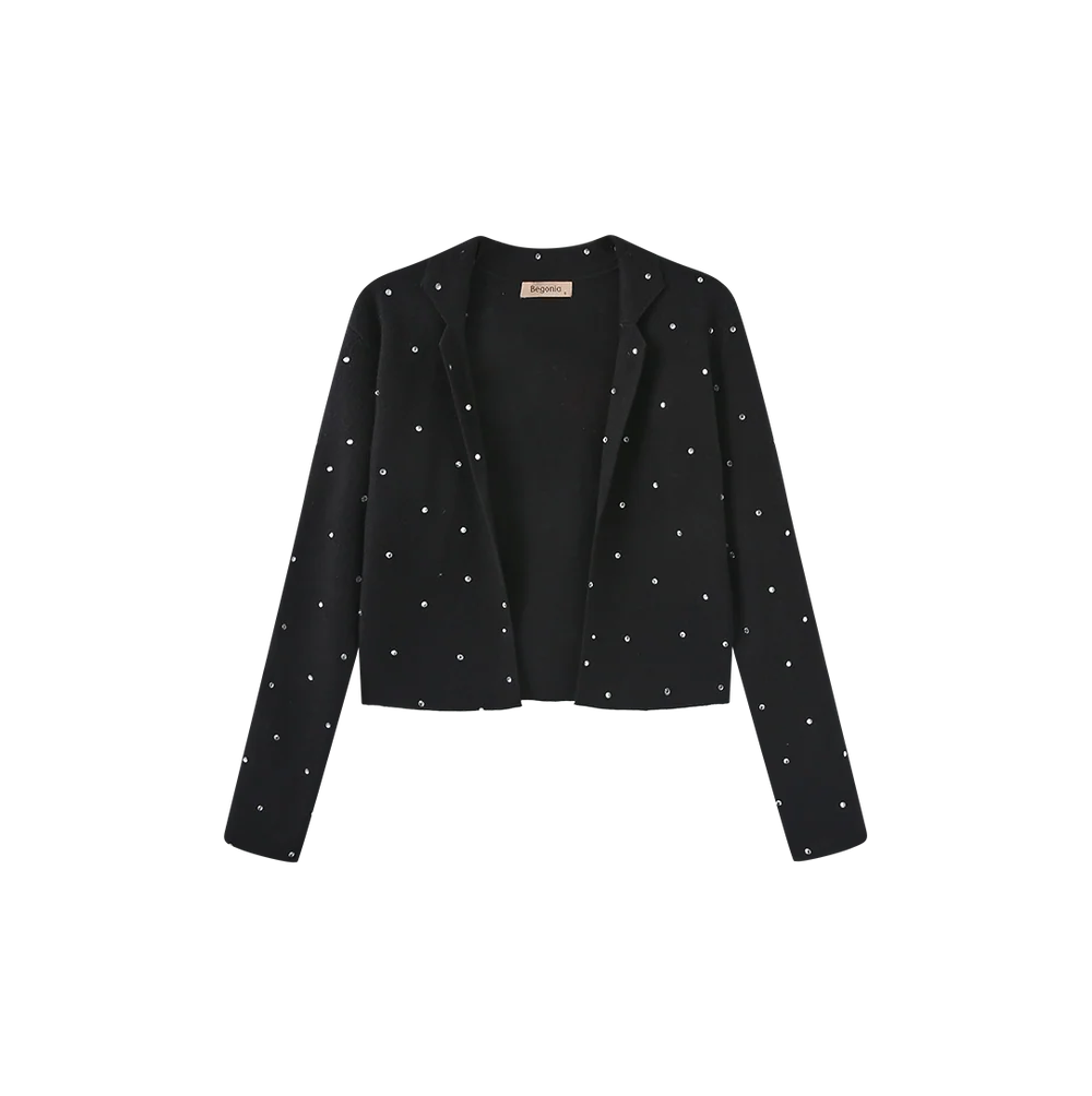 STUDD KNIT JACKET