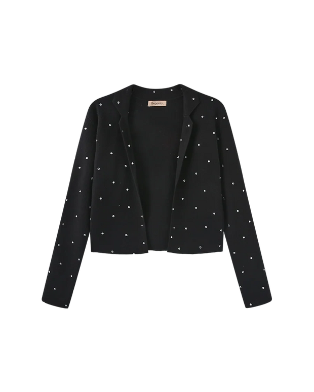 STUDD KNIT JACKET