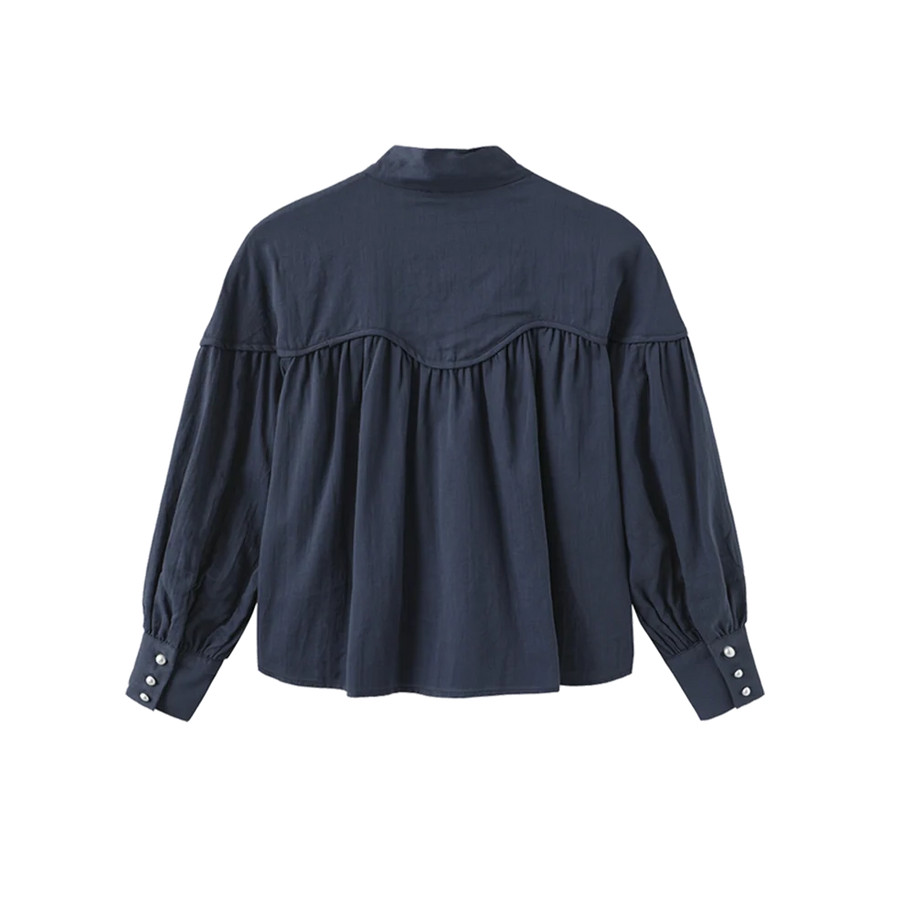 VANT THICK PIPED BLOUSON BLOUSE