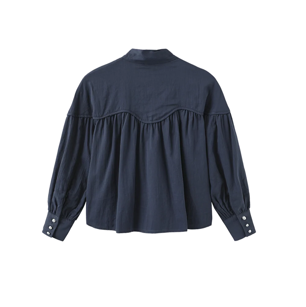 VANT THICK PIPED BLOUSON BLOUSE
