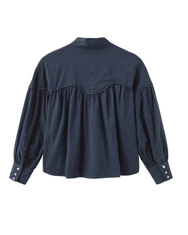 VANT THICK PIPED BLOUSON BLOUSE
