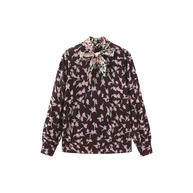 VIOLA KNIT PRINTED TURTLENECK