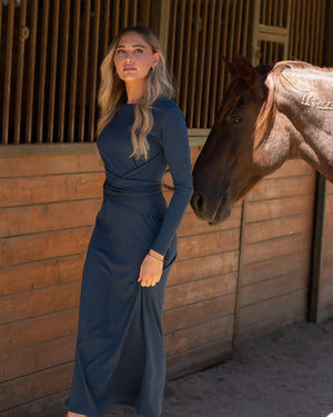 Elise maxi teal - ALV - Fringe Boutique