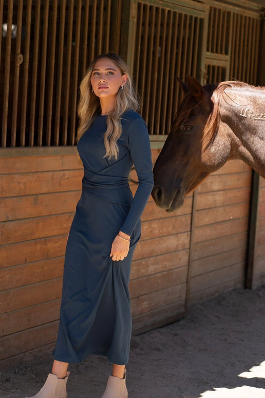 Elise maxi teal - ALV - Fringe Boutique