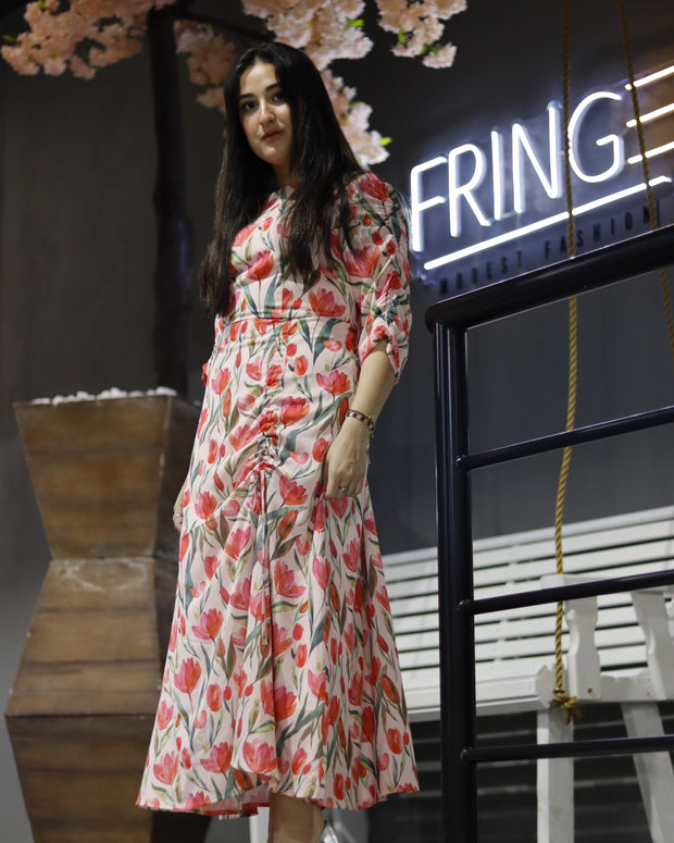 Flora Tea Dress - Fringe Boutique