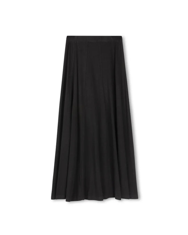 Paneled Midi Skirt-Junees